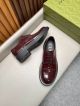 Gucci Man Red Calfskin Business Leather Shoes 042883 (3)_th.jpg